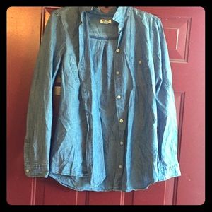 Denim button up